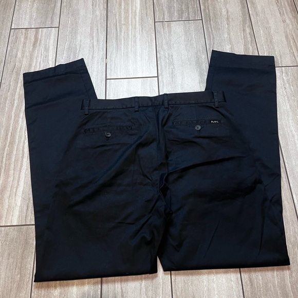 Michael Kors Mens Navy Tailored Fit Pants Size 30/32 - Picture 6 of 6